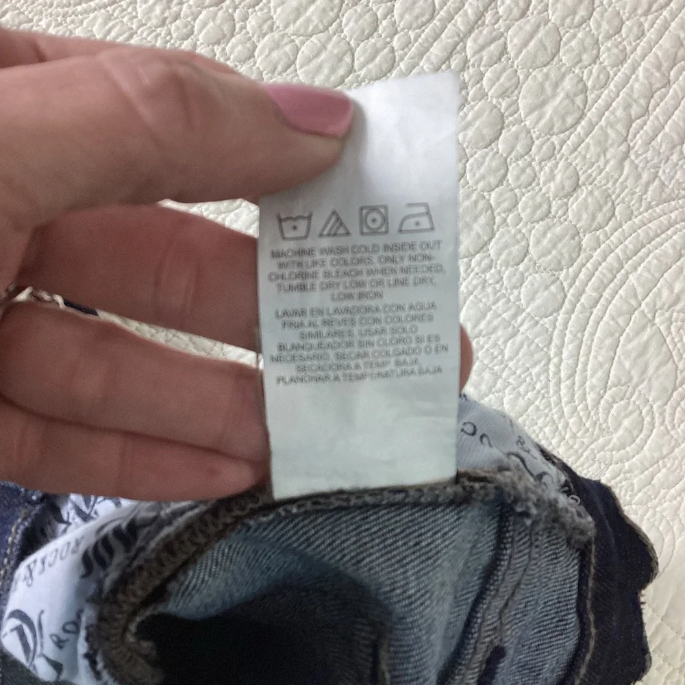 Rock & Republic Berlin‎ Stretch Skinny Jeans Women’s Size 2 Patterned Pockets